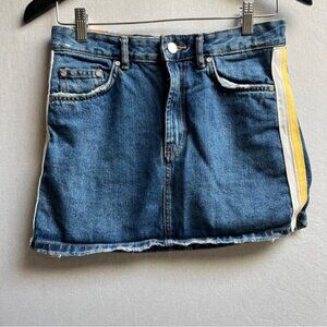Zara denim mini skirt Sz S